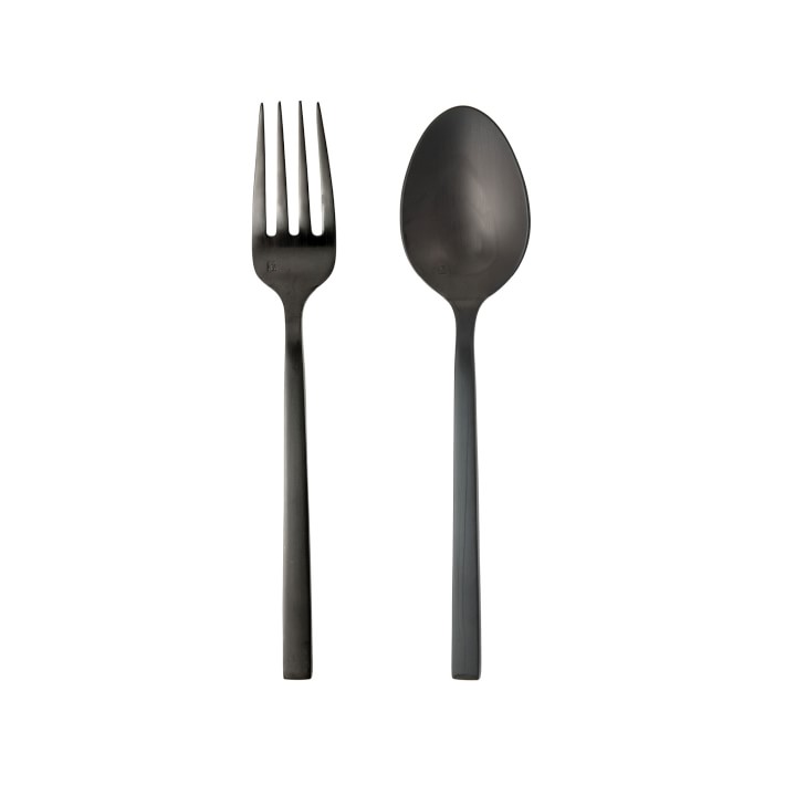 Fortessa Arezzo Brushed Black Serving Set