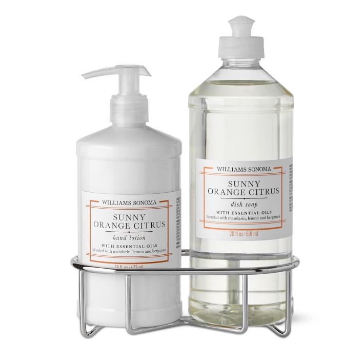 Sunny Orange Citrus Hand Lotion & Dish Soap 3-Piece Kitchen Set