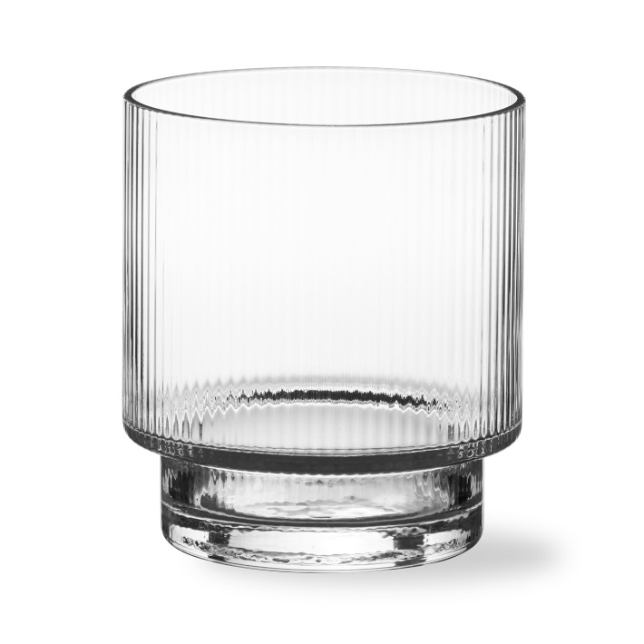 Modern Optic Double Old-Fashioned Glasses, Set of 4