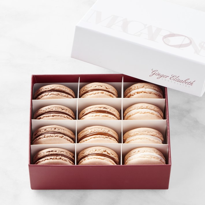 Ginger Elizabeth 3 Flavors of Macarons, Set of 12