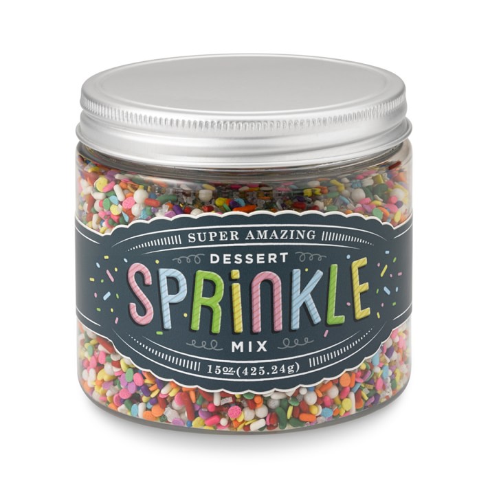 Dessert Sprinkle Mix with Wooden Scoop