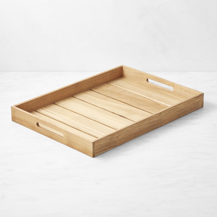 Larnaca Outdoor Natural Teak Tray