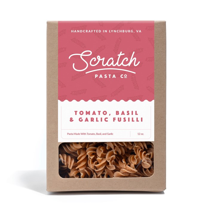 Tomato Basil Garlic Fusilli Pasta