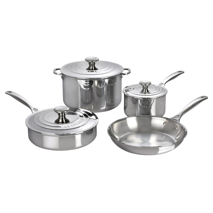 Le Creuset 7-Piece Stainless Steel Set