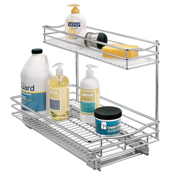 Lynk Slide Out Under Sink Two-Tier Organizer
