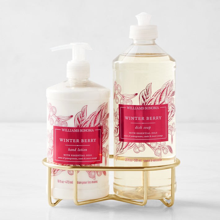 Winter Berry Hand Lotion & Dish Soap 3-Piece Kitchen Set