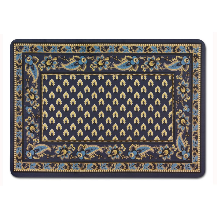 Marseille Cushioned Kitchen Mats, Navy
