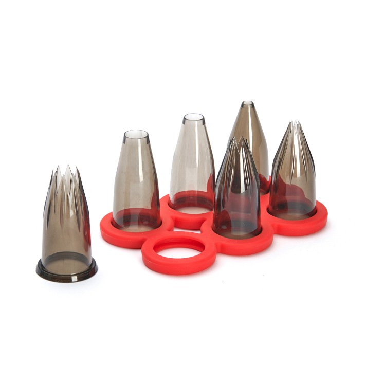de Buyer le Tube Geometric Piping Tip 6-Piece Set