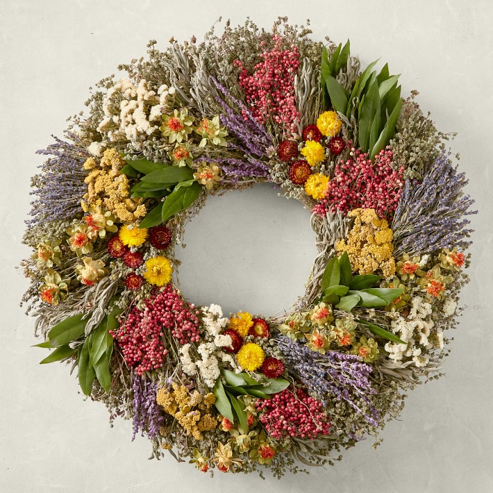 Farmers' Market Herb Live Wreath