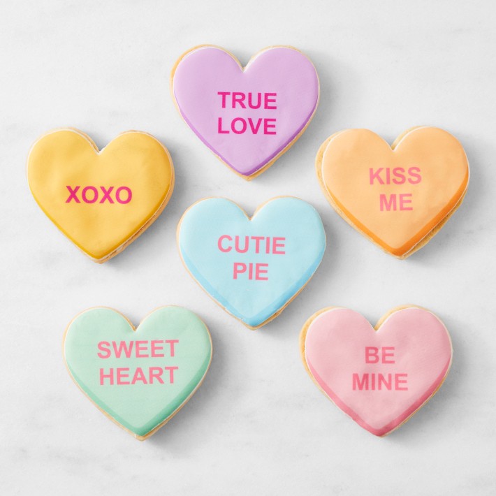 Sweet E's Valentine's Day Modern Heart Cookies