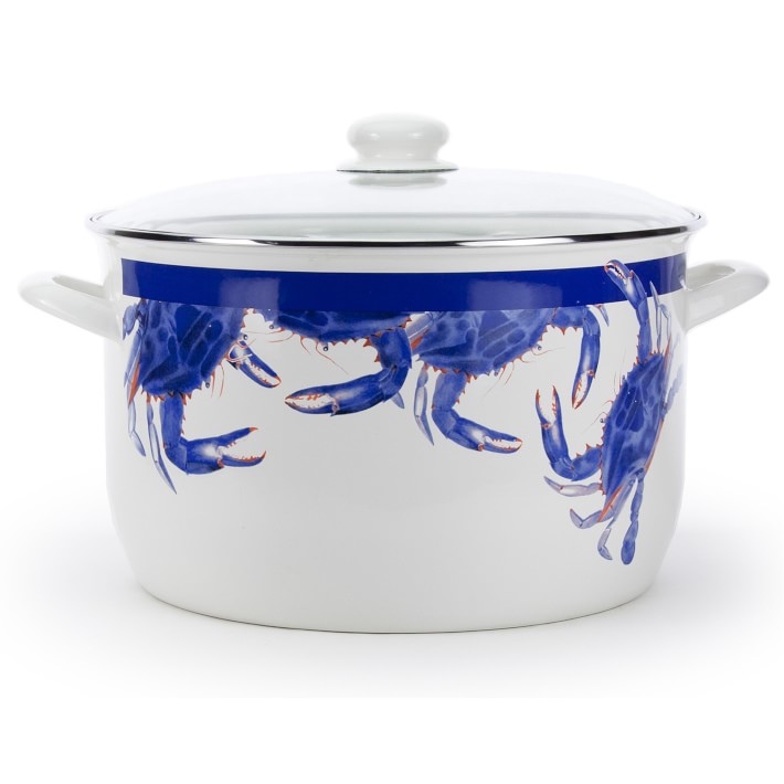 Golden Rabbit Enamel Stock Pot