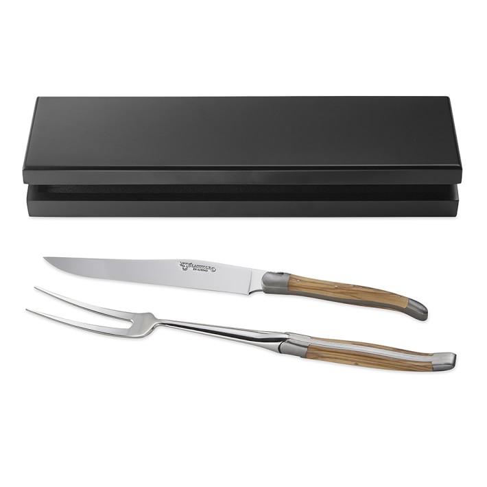 Laguiole en Aubrac Carving Knife & Meat Fork Set