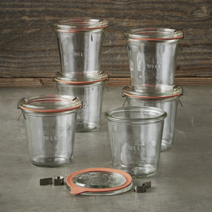 Weck Mold Jar, 9.8 oz, Set of 6