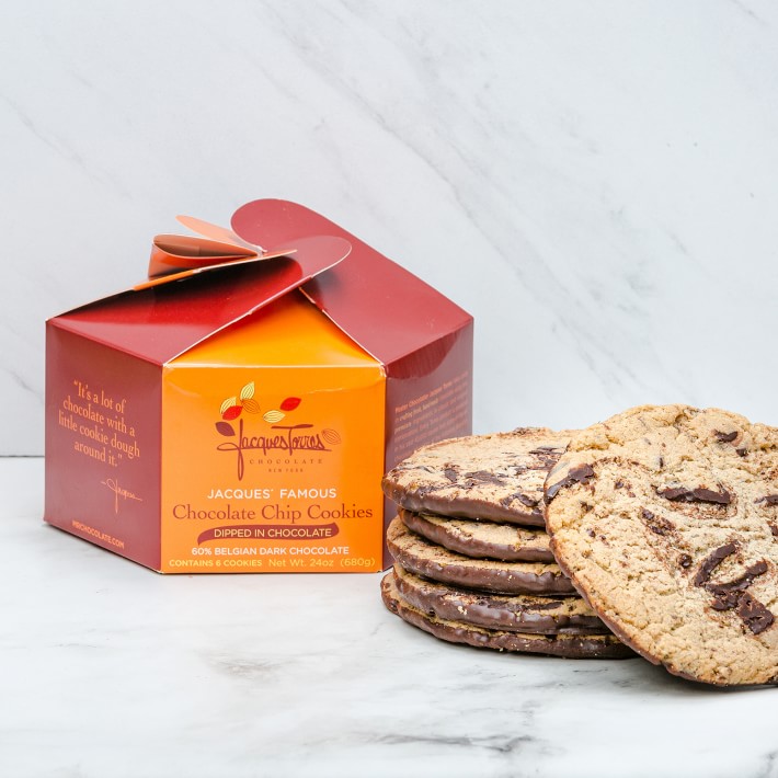 Jacques Torres Baked Cookies, Chocolate Chip Dipped