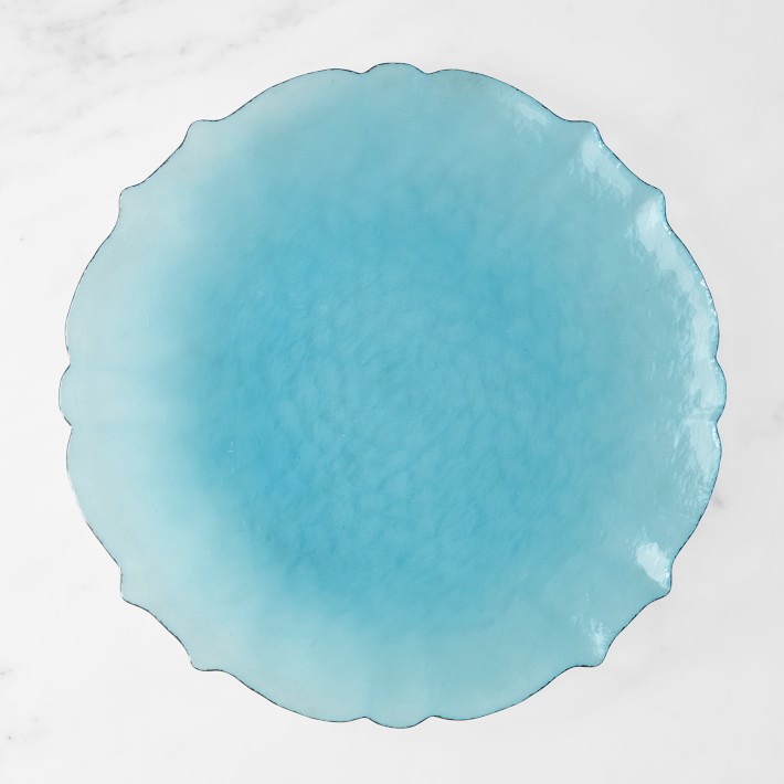 Scallop Glass Charger