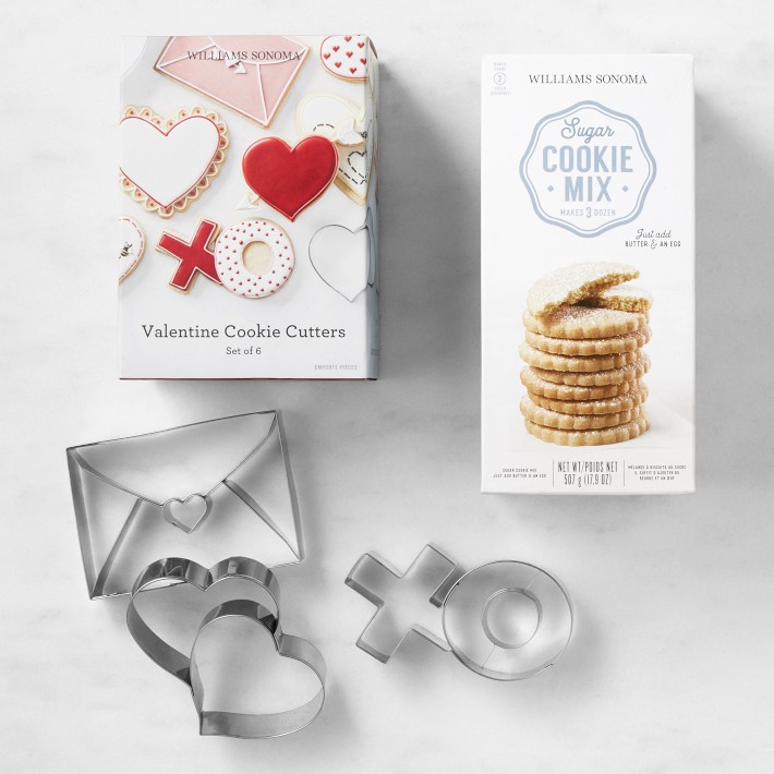 Sweet Stainless-Steel Cookie Cutters & Vanilla Sugar Cookie Mix