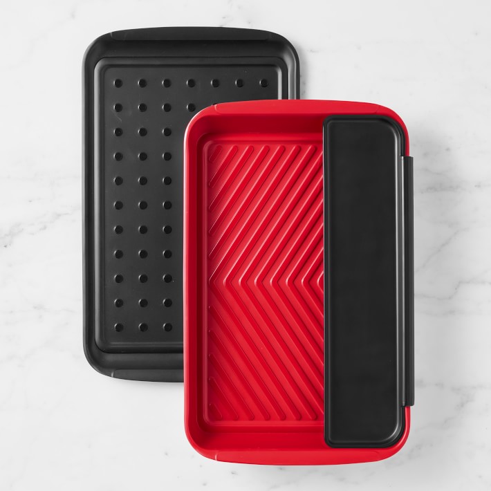 Grill Tool Rest + Marinade Tray Set