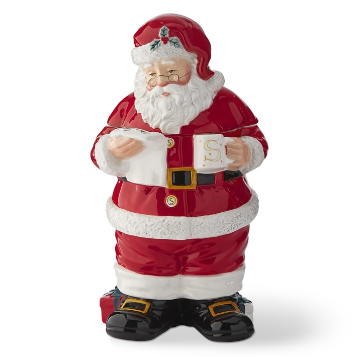 Twas the Night Before Christmas Santa Cookie Jar