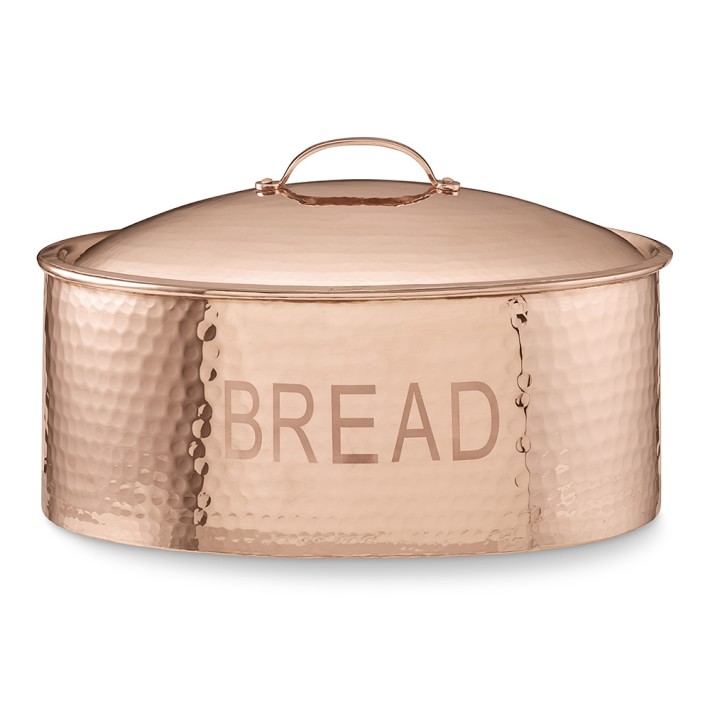 Hammered-Copper Bread Box