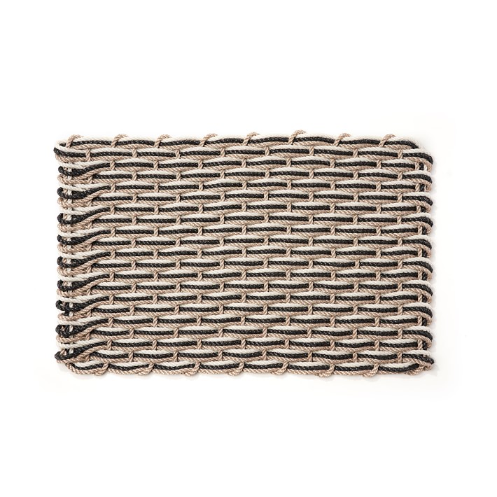 The Rope Co. Sand & Charcoal & Oyster Doormat