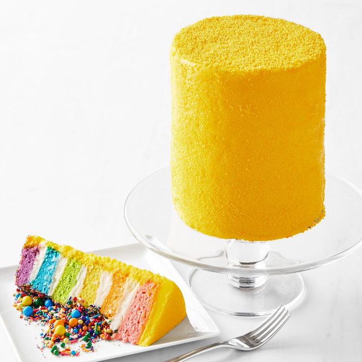 Flour Shop Six-Layer Yellow Rainbow Explosion Cake, Serves 15