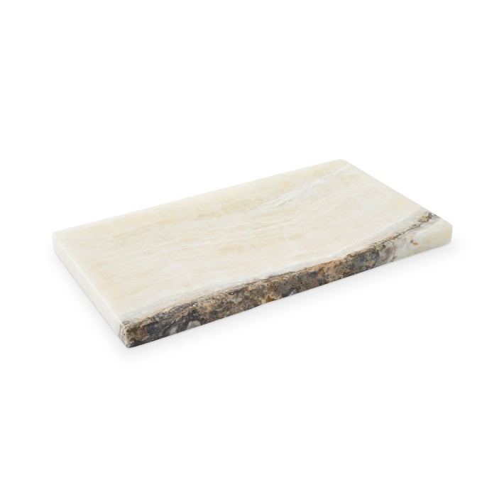 Onyx Stone Vanity Tray