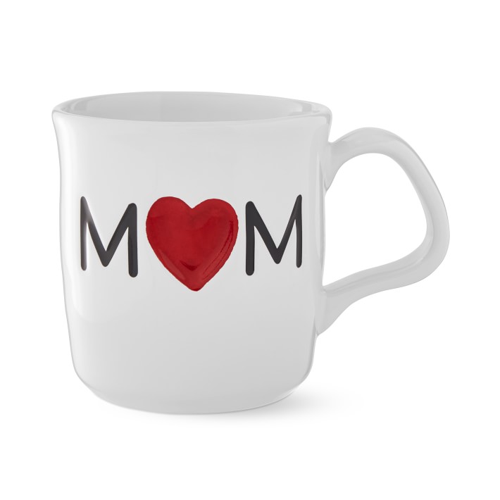 Mom with Heart Coffee Mug