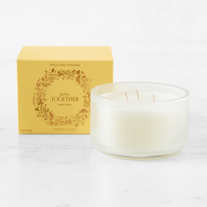 Gather Together Warm Amber Triple Wick Candle