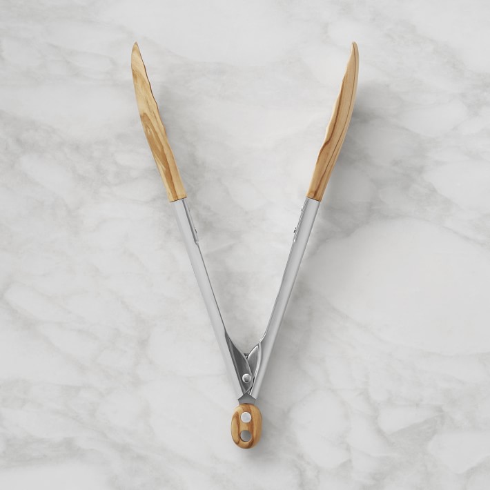 Olivewood Tongs
