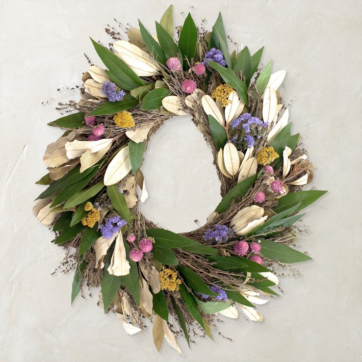 Floral Easter Live Wreath