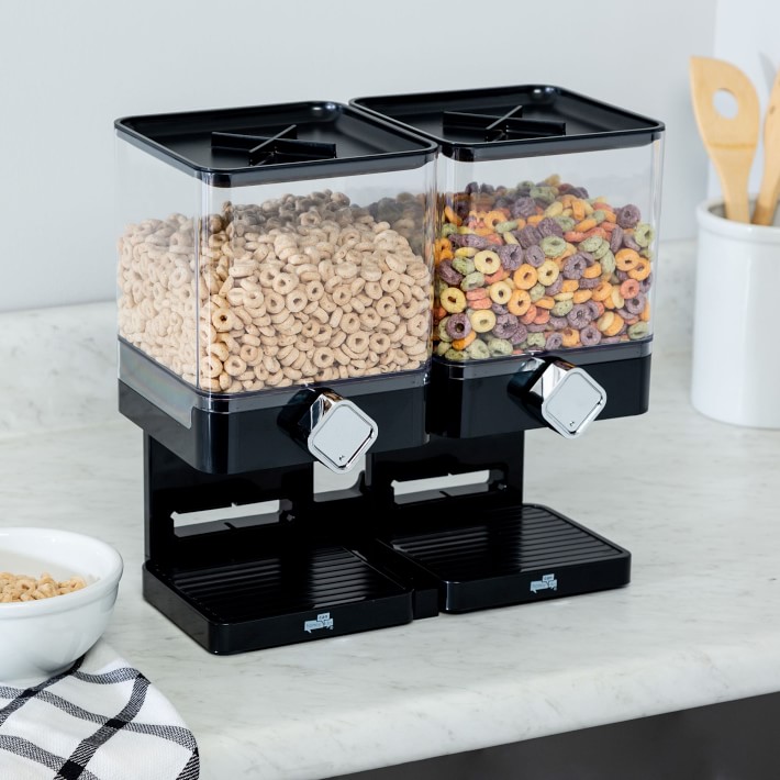 Countertop Compact Double Cereal Dispenser
