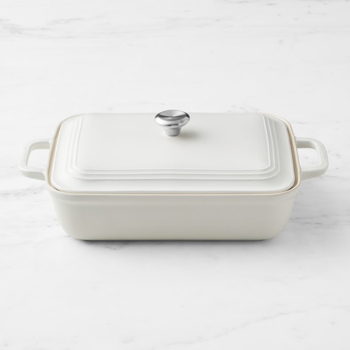 Le Creuset Stoneware Rectangular Covered Baker, 4-Qt.