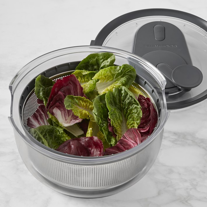 Stainless-Steel Salad Spinner