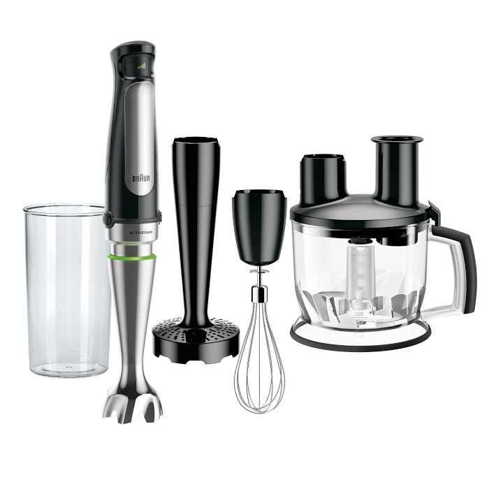 Braun MultiQuick Immersion Hand Blender with Food Processor, Whisk, Beater & Masher