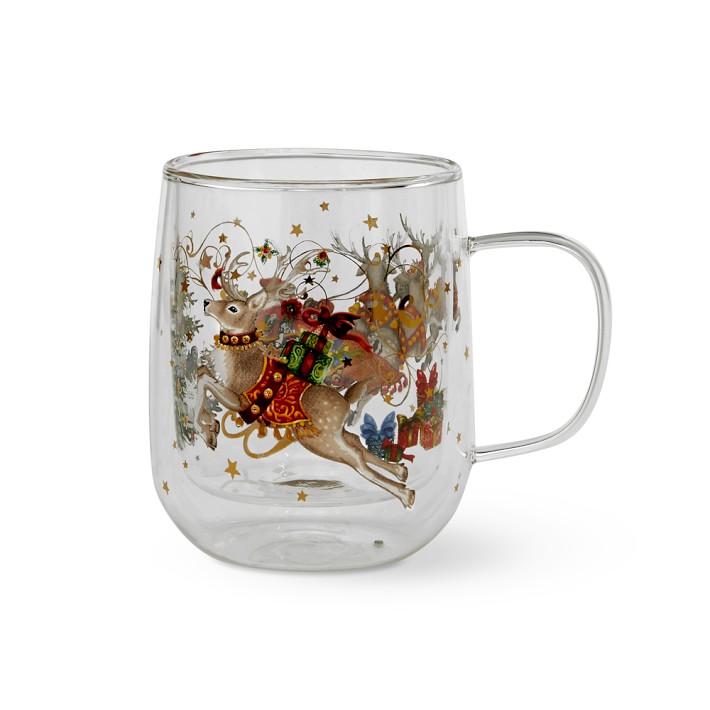Twas the Night Before Christmas Double-Wall Coffee Mugs