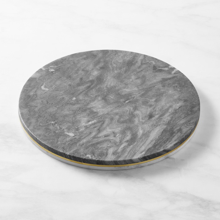Reversible Grey & White Marble Cheese Board