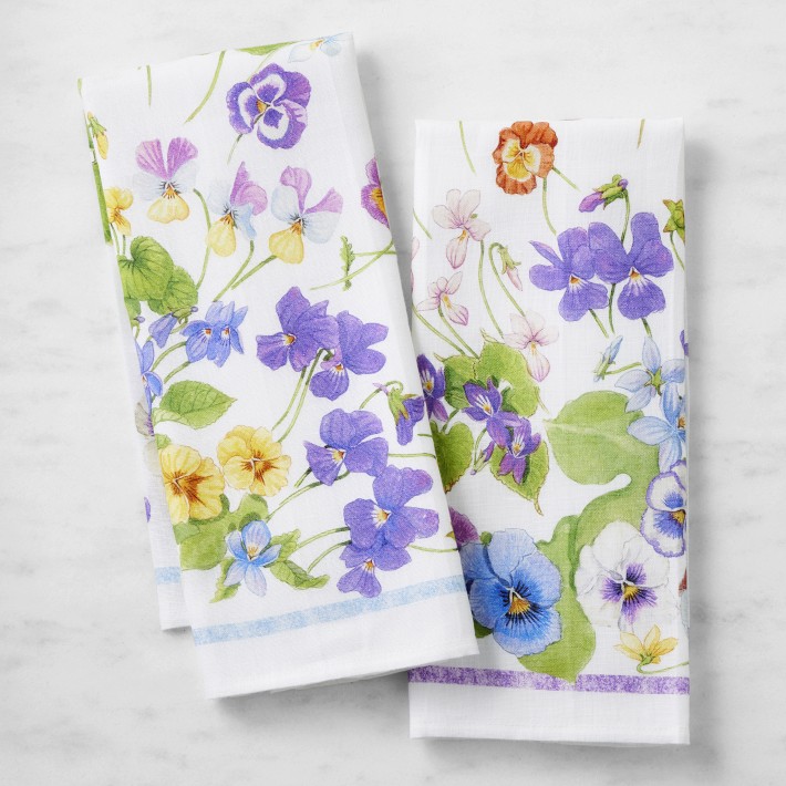 Spring Novelty Towels, Pansy