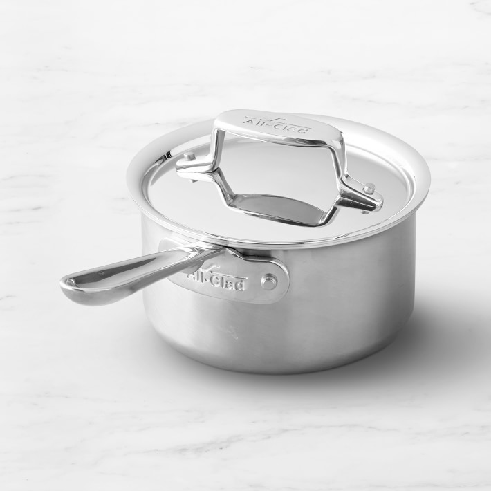 All-Clad d5 Brushed Stainless-Steel Saucepans