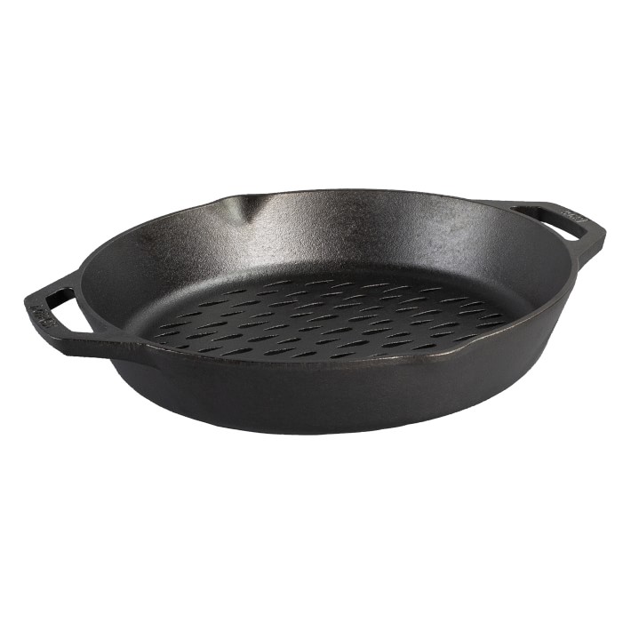 Lodge Dual Handled Grill Basket, 12"