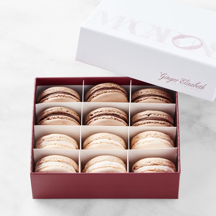 Ginger Elizabeth 2 Flavors of Macarons, Set of 12