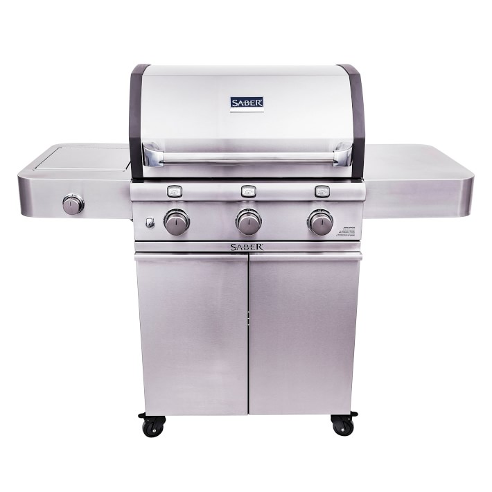 Saber Cast 500 Stainless 3-Burner Gas Grill