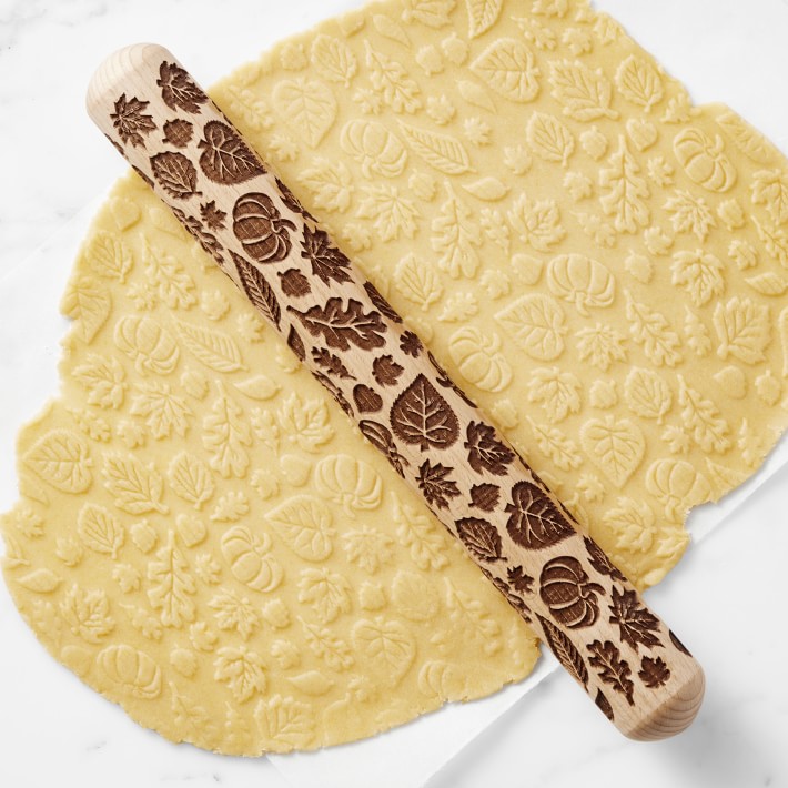 Fall Harvest Embossed Rolling Pin