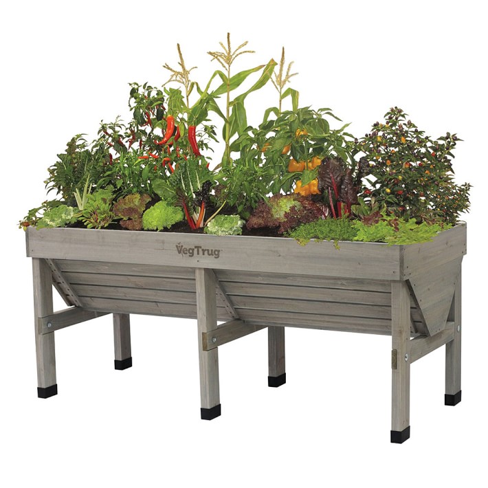 VegTrug Raised Bed, Medium, Grey