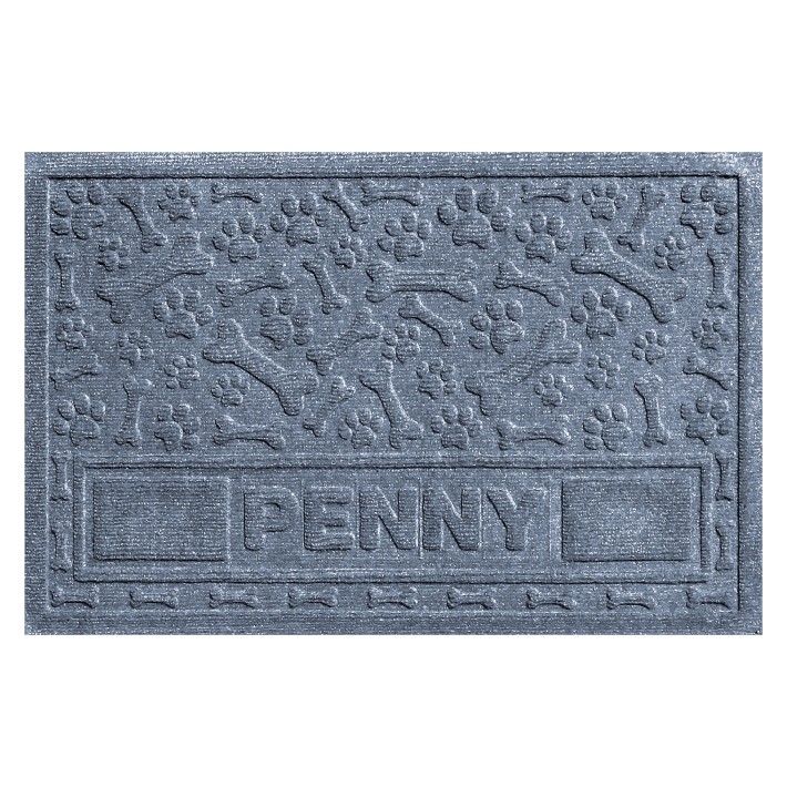 Waterhog Paws & Bones 18"x28" Personalized Mat