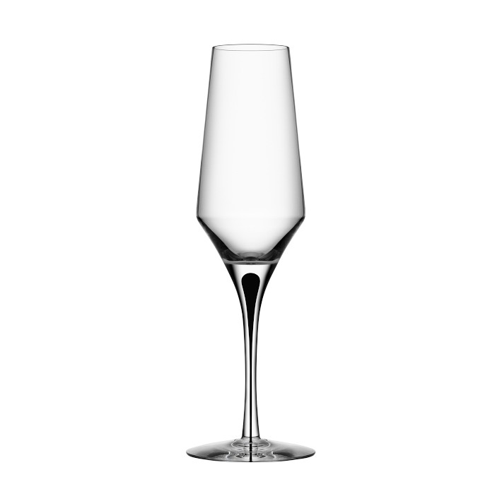 Orrefors Metropol Champagne Glasses, Set of 2