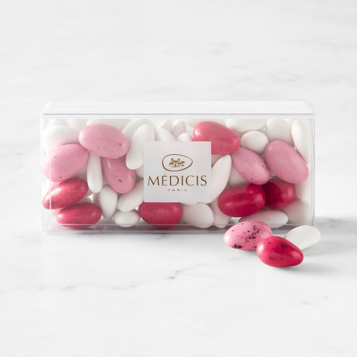 Medicis Red, White & Pink Chocolate Almonds