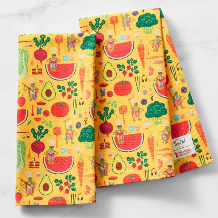 No Kid Hungry Towels, Set of 2, Tiny Chef