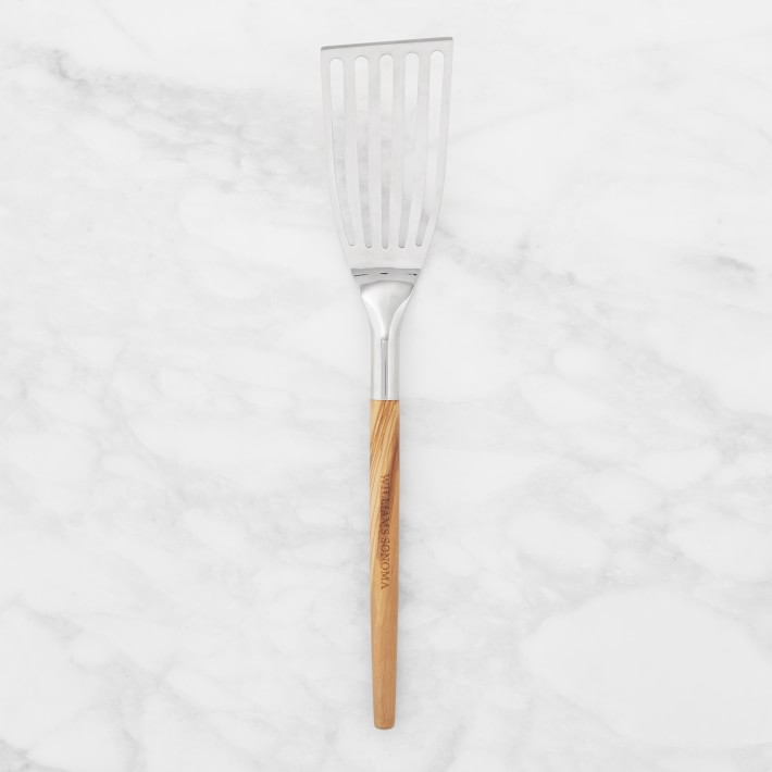 Stainless Steel Olivewood Fish Spatula