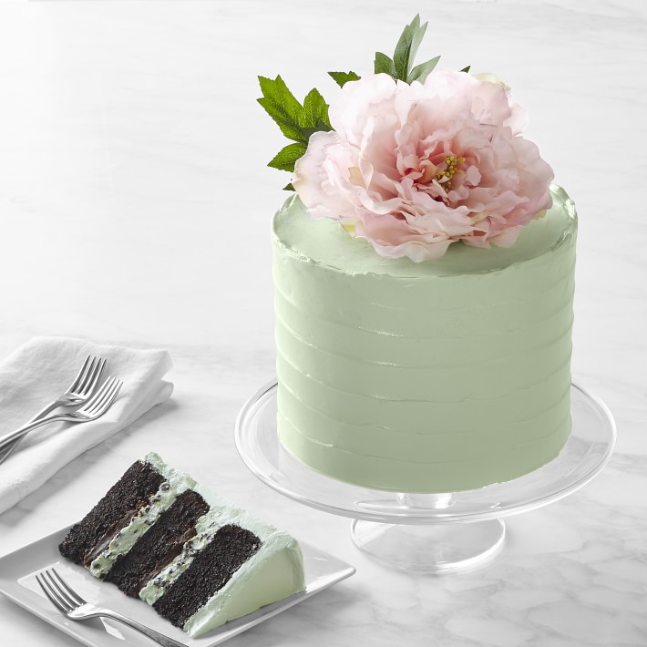 Three-Layer Mint Chocolate Chip Cake, Serves 15-20
