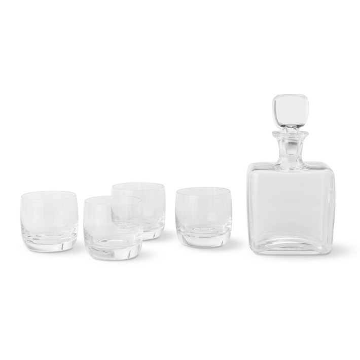 Reserve Decanter & Double Old-Fashioned Glasses, Set of 4
